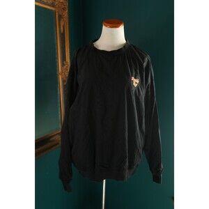 Vintage Gear For Sports Double Top Mens Large Black Pullover Windbreaker Large